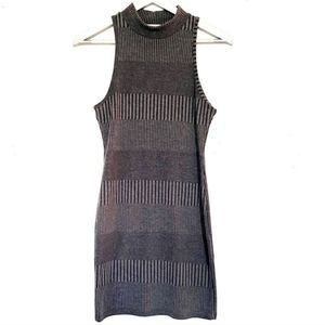 Acemi sweater-dress sleeveless mock turtleneck